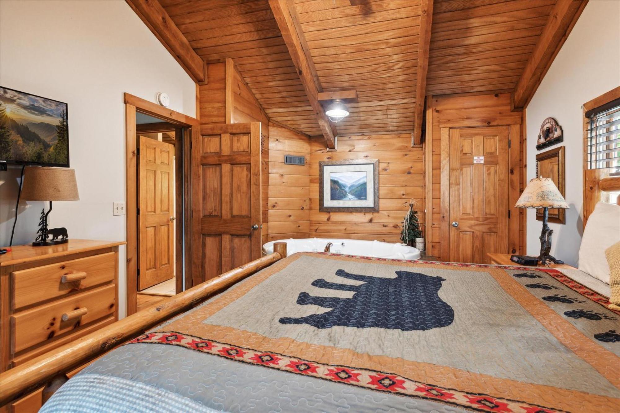 A Charming Cabin, Pool, Firepit, Hot Tub-Jacuzzi Gatlinburg Luaran gambar